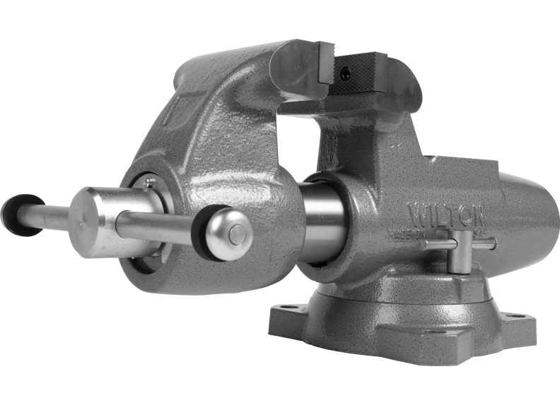 Machinist 5in Jaw Round Channel Vise w/Swivel Base | Wilton Tools