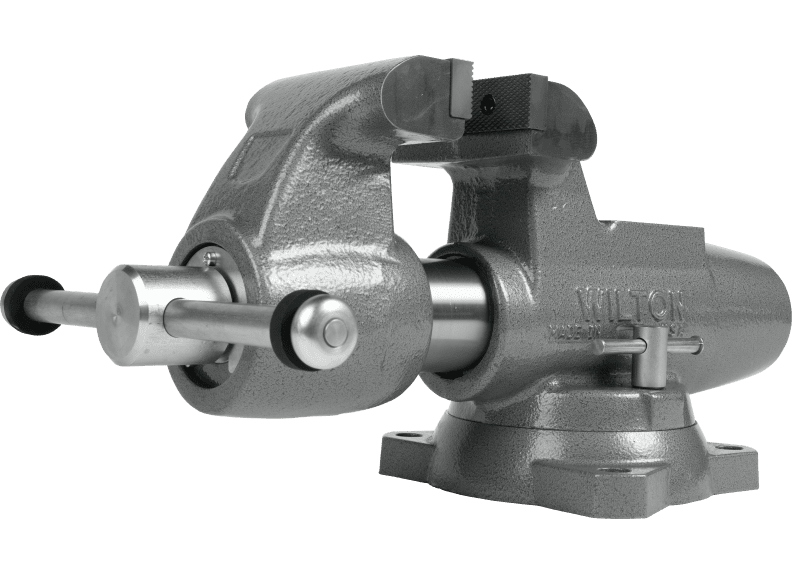 Machinist 5” Jaw Round Channel Vise with Swivel Base