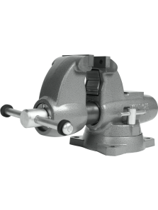 Combination Pipe And Bench 3-1/2” Jaw Round Channel Vise with Swivel Base